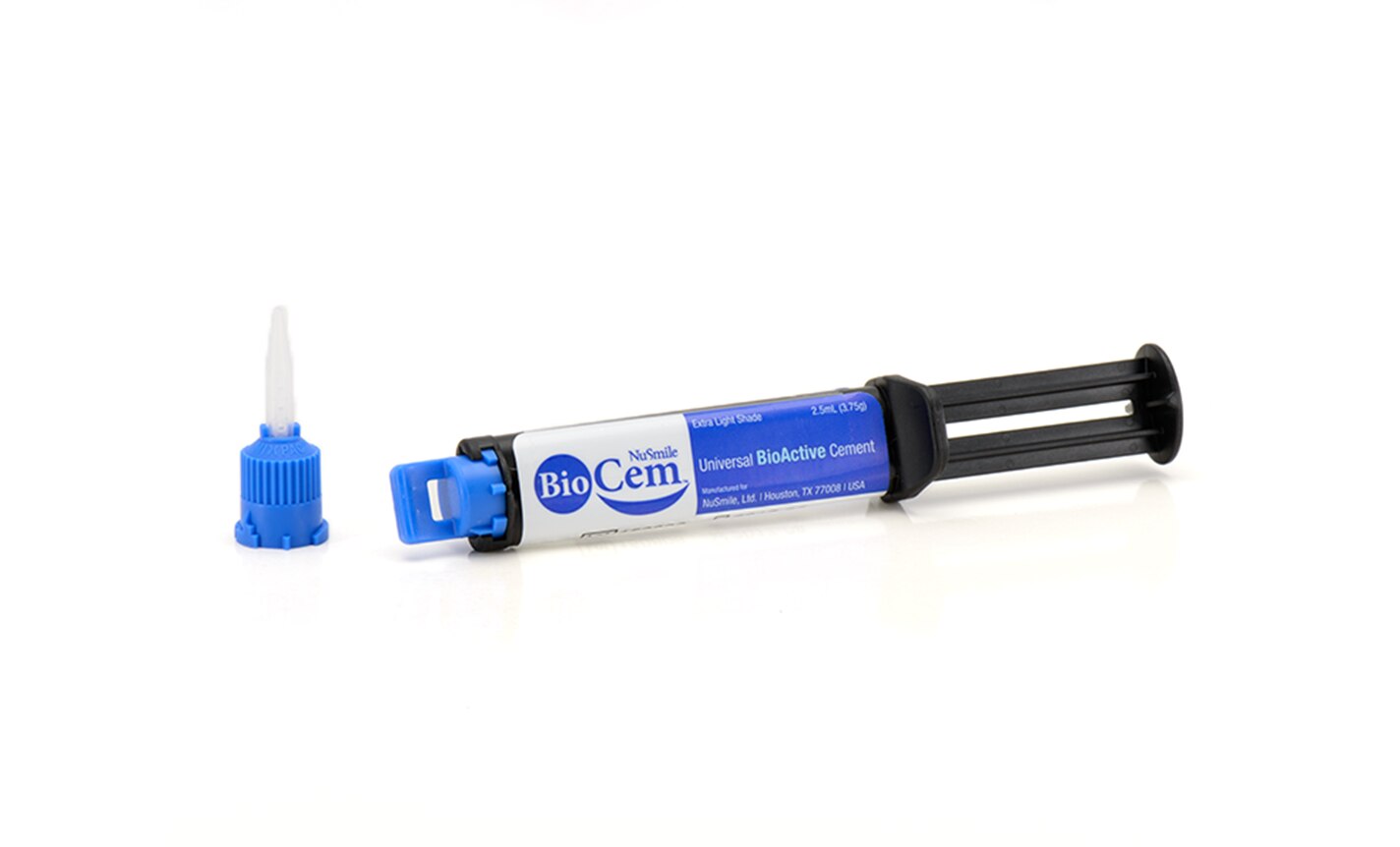 BioCem syringe with automix tip