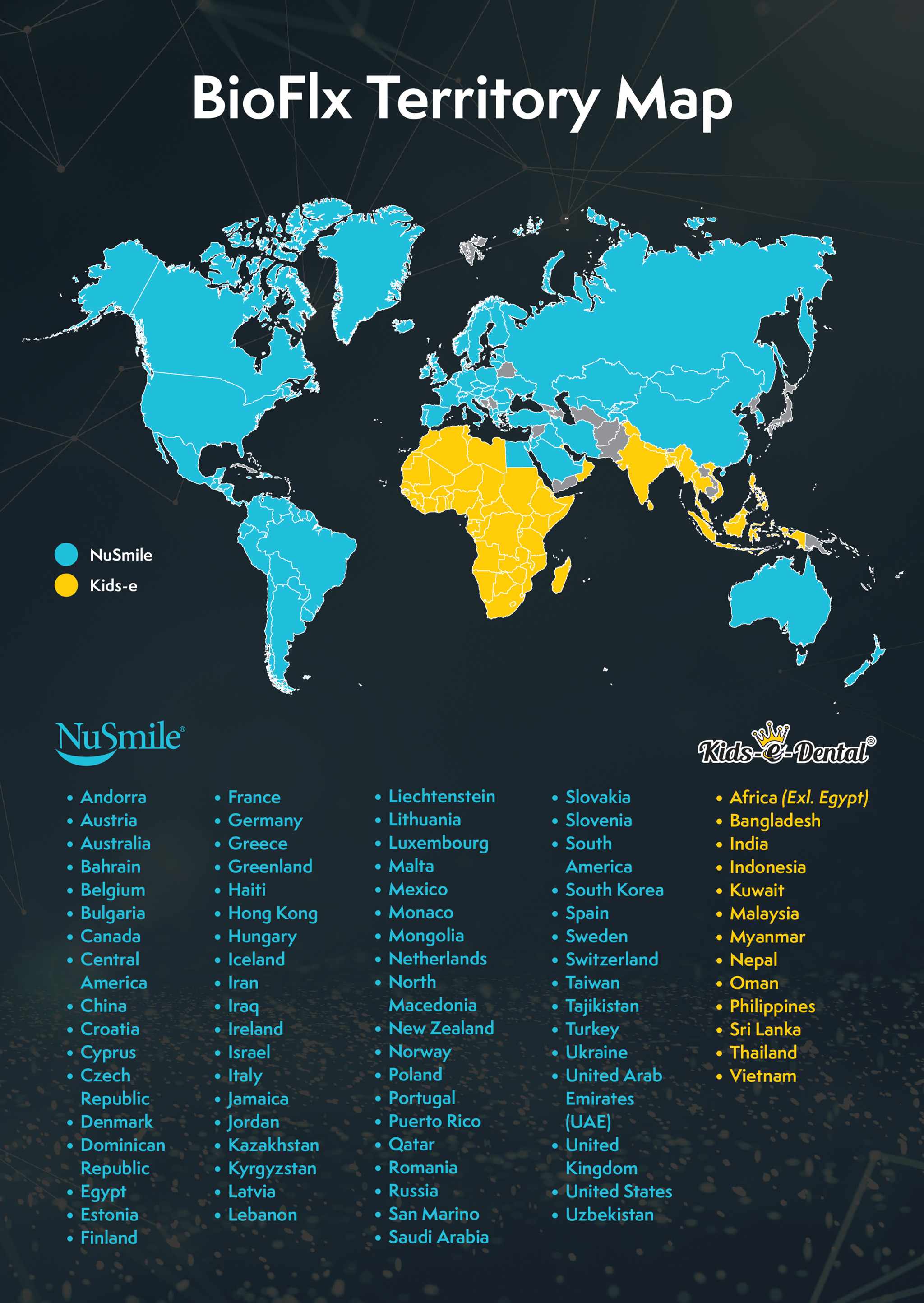BioFlx Territory Map NuSmile - Bioflx Territory Map 