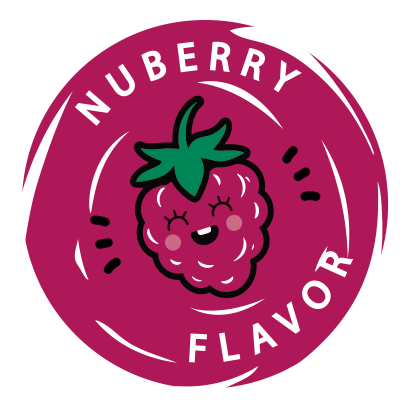 NuBerry flavor sticker