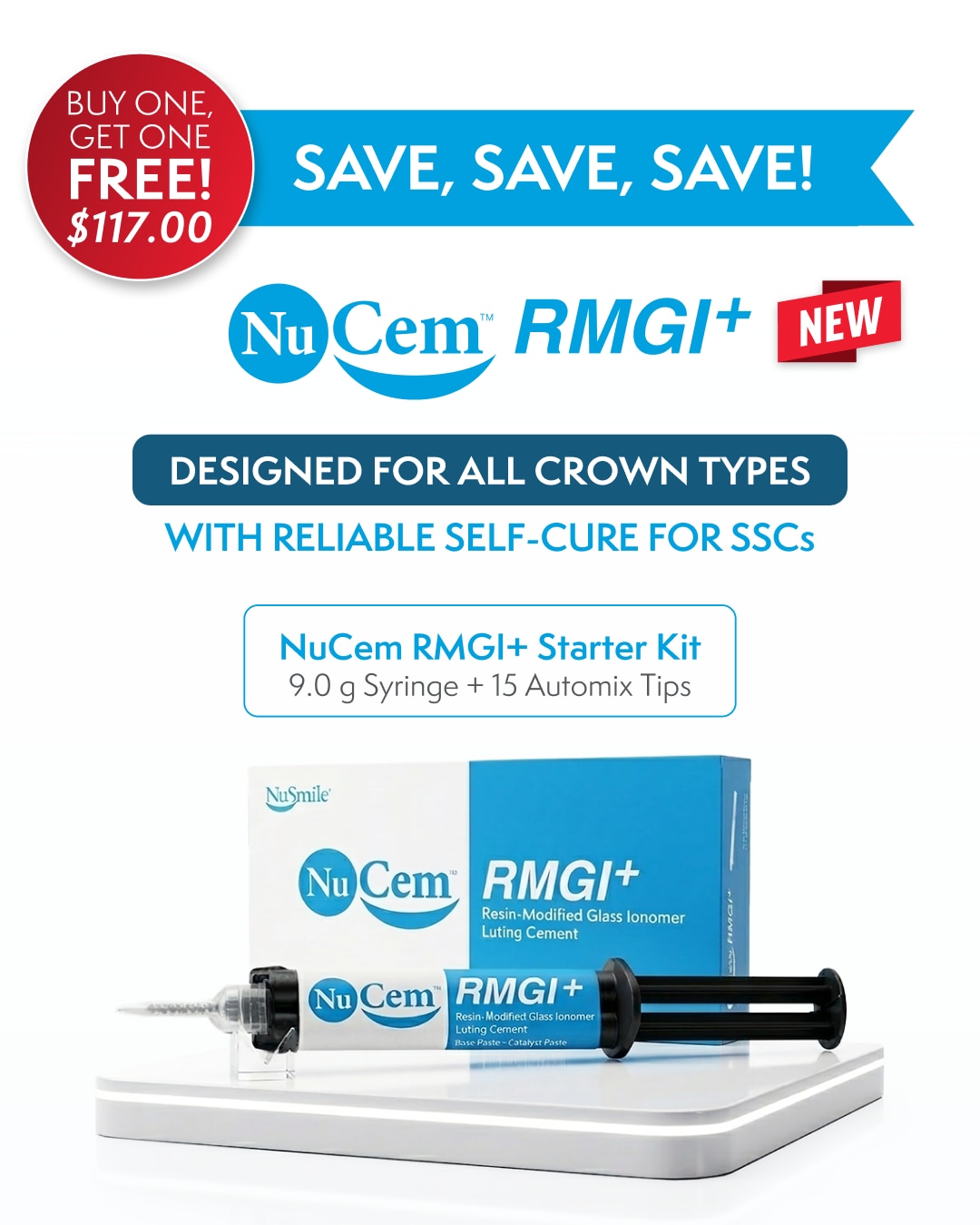 NuCem RMGI+ Buy One Get One Free